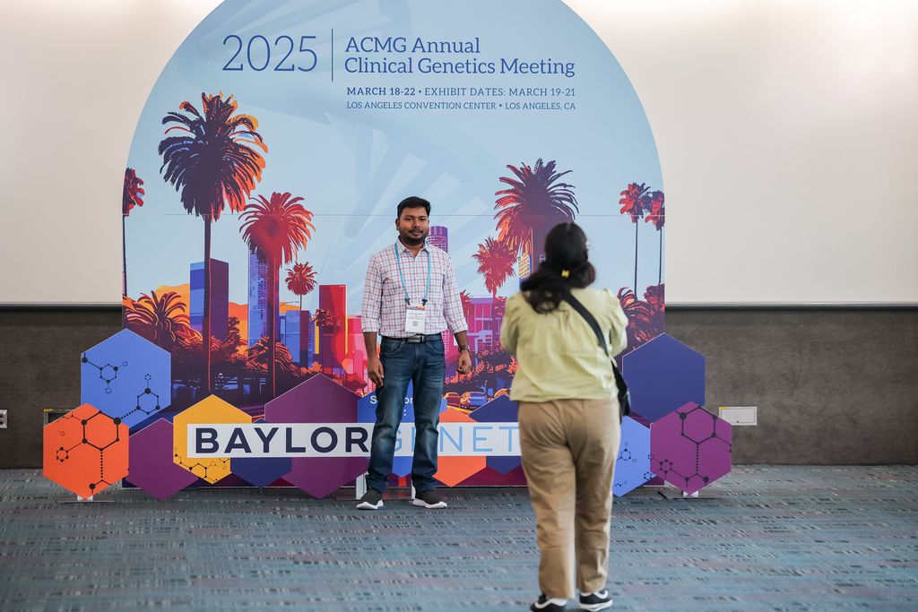 Branded photo op at the 2025 meting